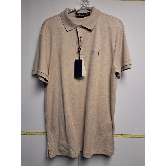 Polo Ralph Lauren Mens Polo. Size Medium. Sand Colored